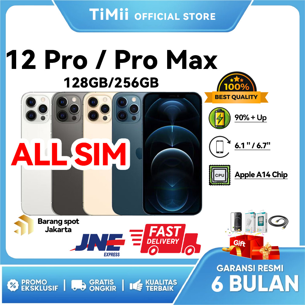 iPhone 12 Pro / iP 12 Pro Max - Second Bekas kapasitas 12 pro / 12 pro max Lcd Original 100% No Refu