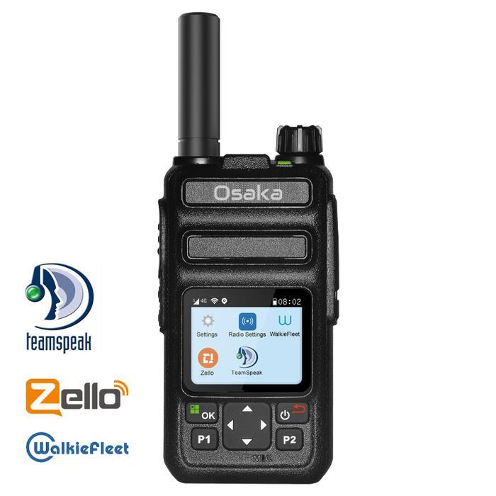 HT POC ZELLO SIM Handy Talky Wireless WIFI and Bluetooth Walkie Talkie Two way radio HT WALKIE FLEET