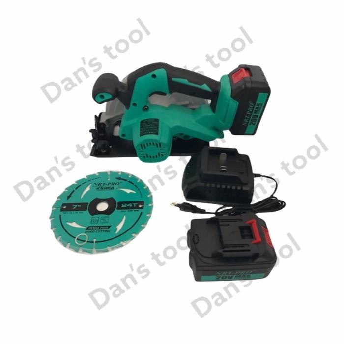 Saw / Mesin Potong Kayu / Triplek Baterai Cordless Circular good