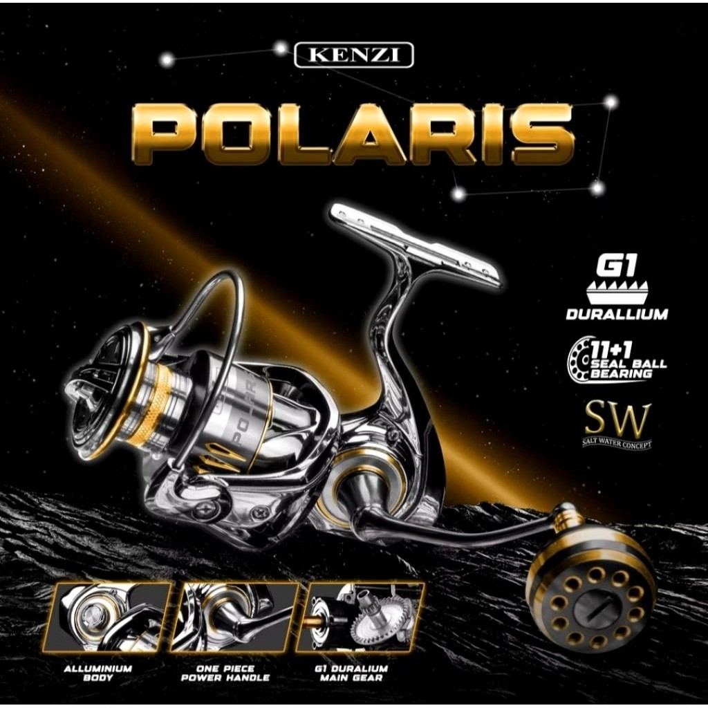 Reel Kenzi Polaris SW 4000 & 6000 Berkualitas