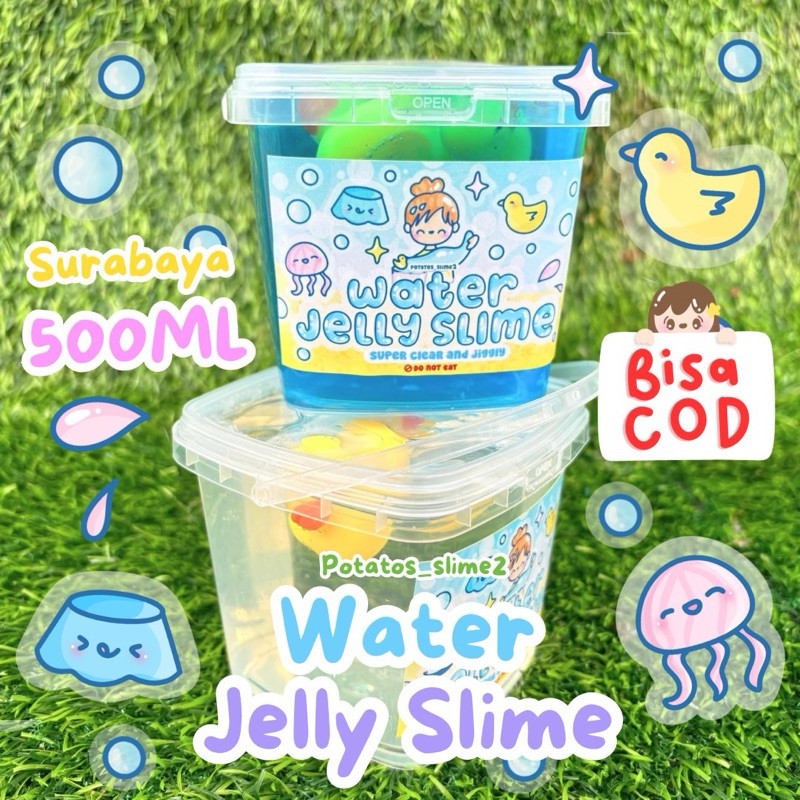 Slime Water Jelly 500Ml Super Clear Bening Potatos_Slime2