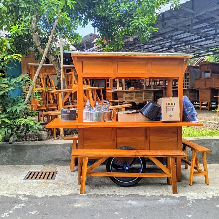 gerobak angkringan paket komplit