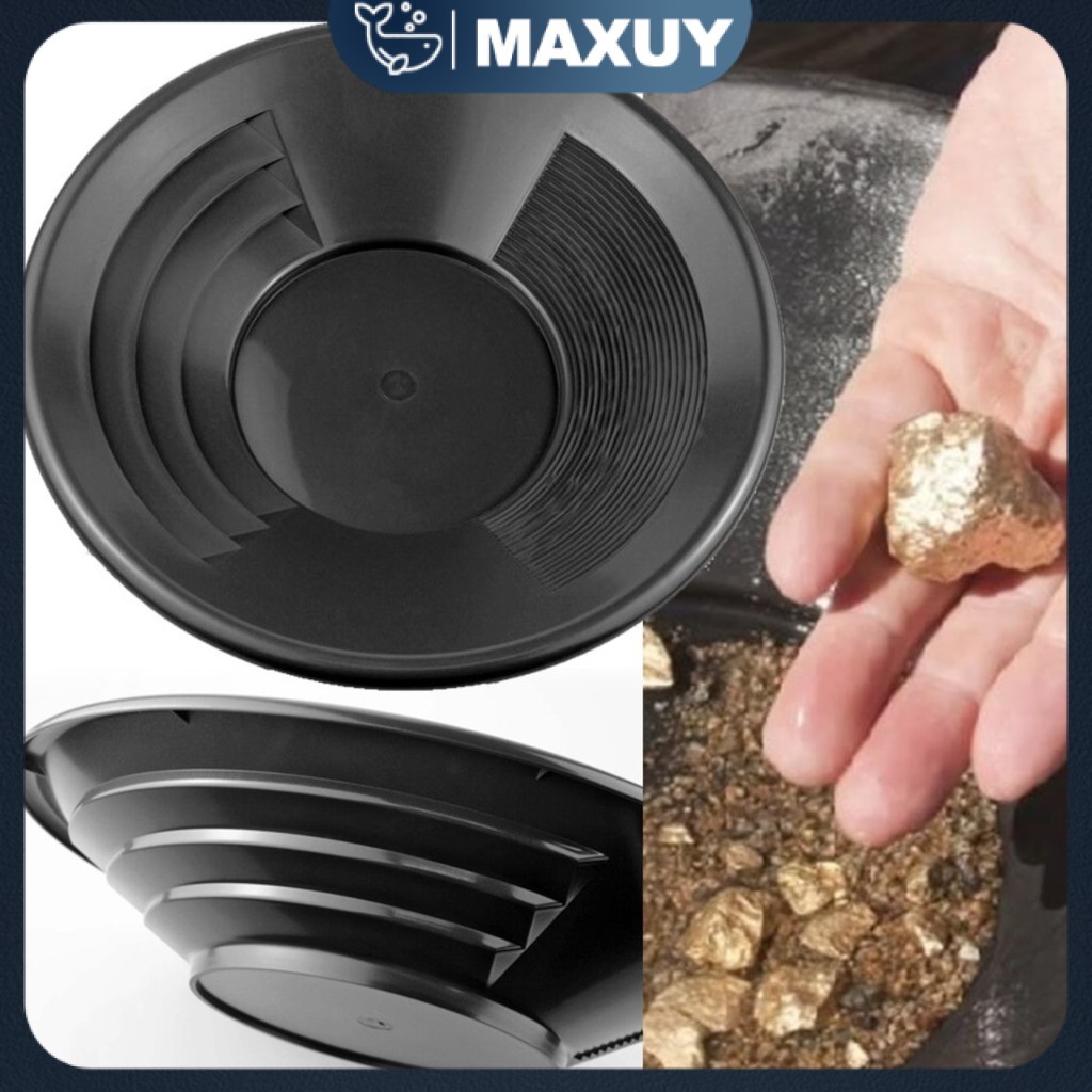 Alat Dulang Emas 38CM Gold Pan Tahan Lama - Peralatan Tambang Emas & Gold Panning Perlengkapan Tamba