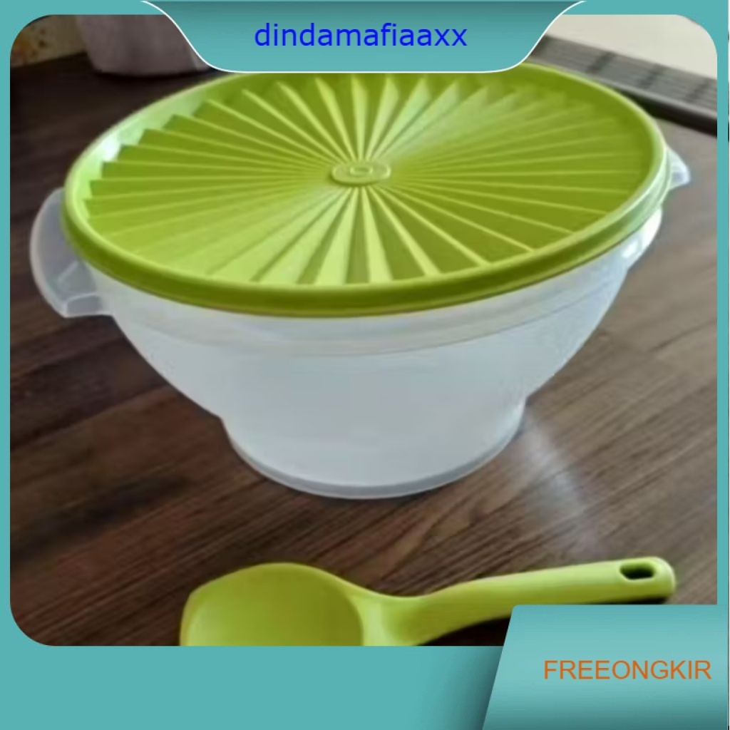 Tupperware large rice bowl 3,5L + spoon
