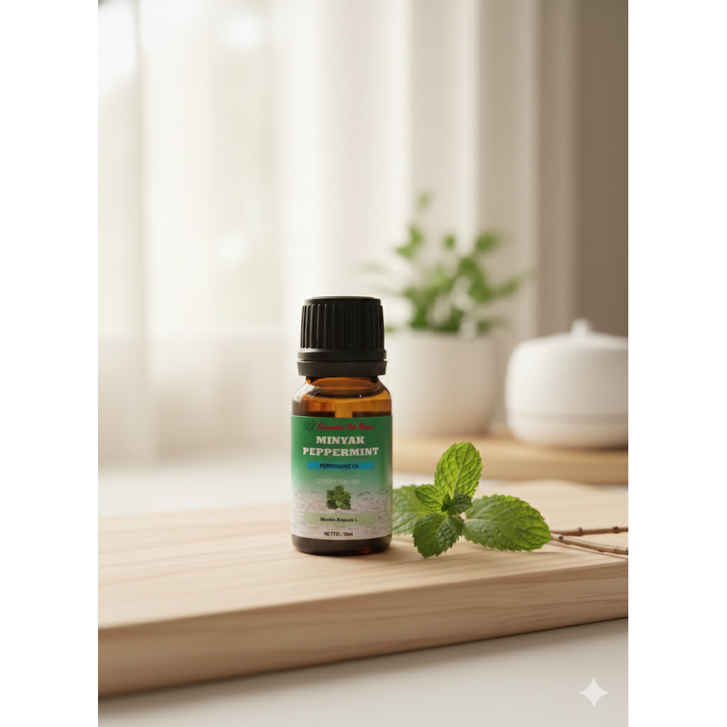 10ml Minyak Peppermint Essential Oil - Minyak Esensial Peppermint Aromaterapi