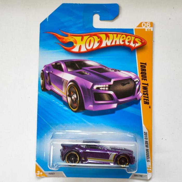 Mainan Hot Wheels Torque Twister ungu 2010