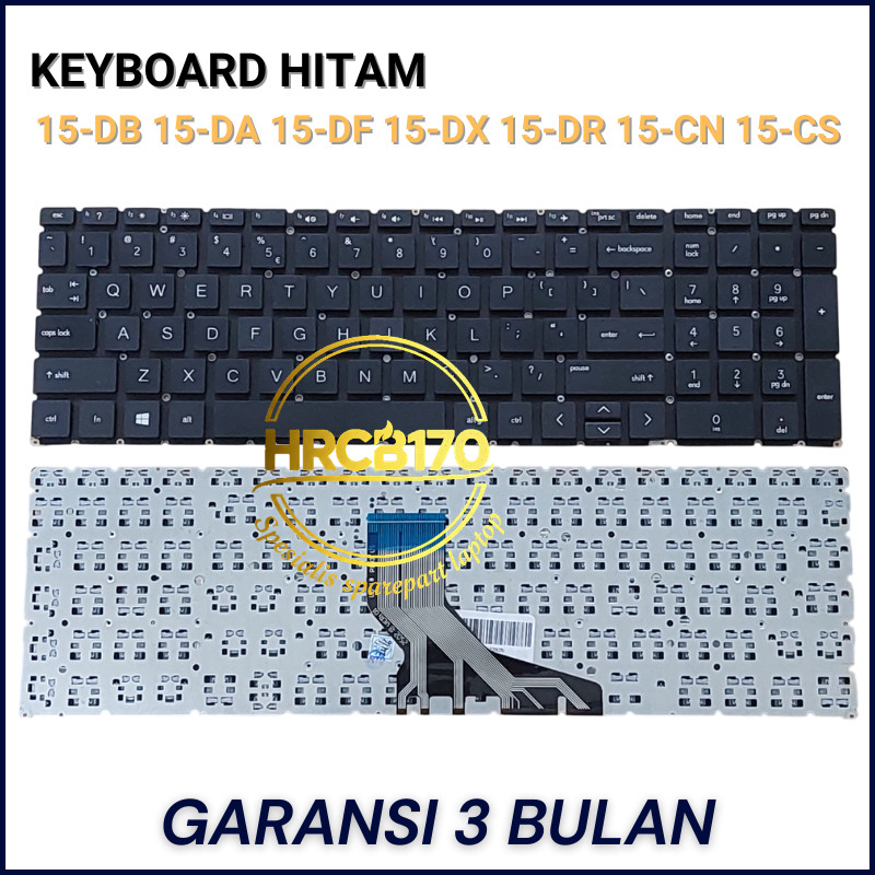 Keyboard HP 15db 15-db 15-db0010AU 15-db0066AU 15-db1037AU 15-da 15-df Series -HRCB