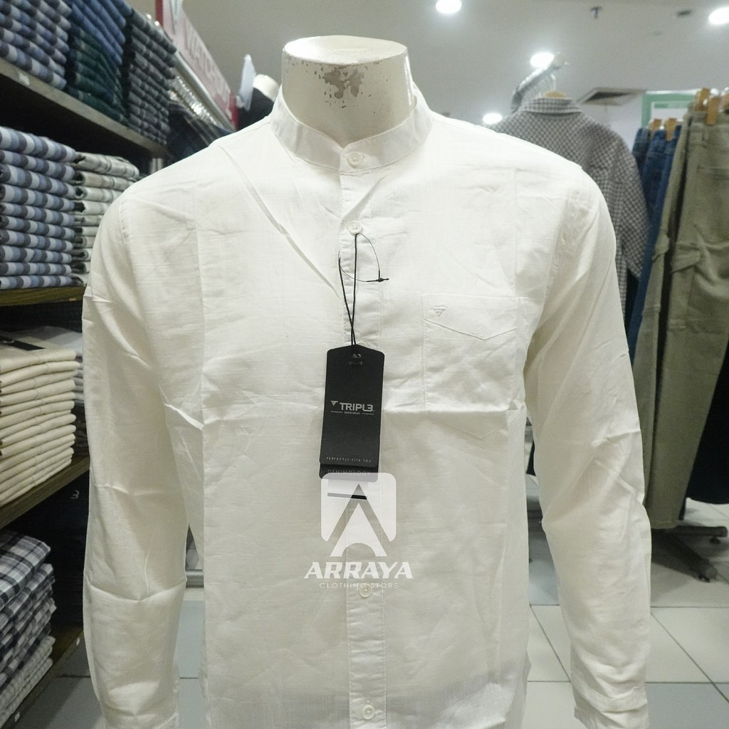 TRIPLE JEANS Kemeja Koko Long Sleeve LS.MC.544 1225