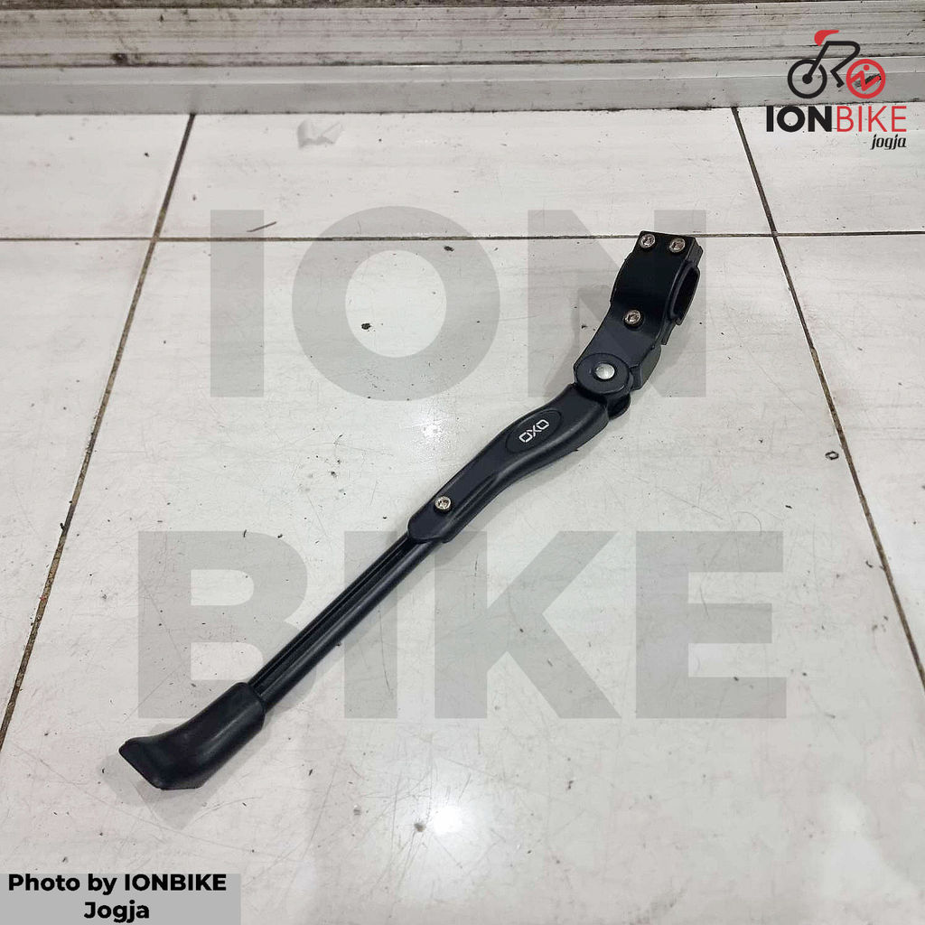Standar Sepeda OXO Model Jepit 3 Baut Untuk MTB Lipat Gunung Balap Roadbike Standard Kickstand Kick 