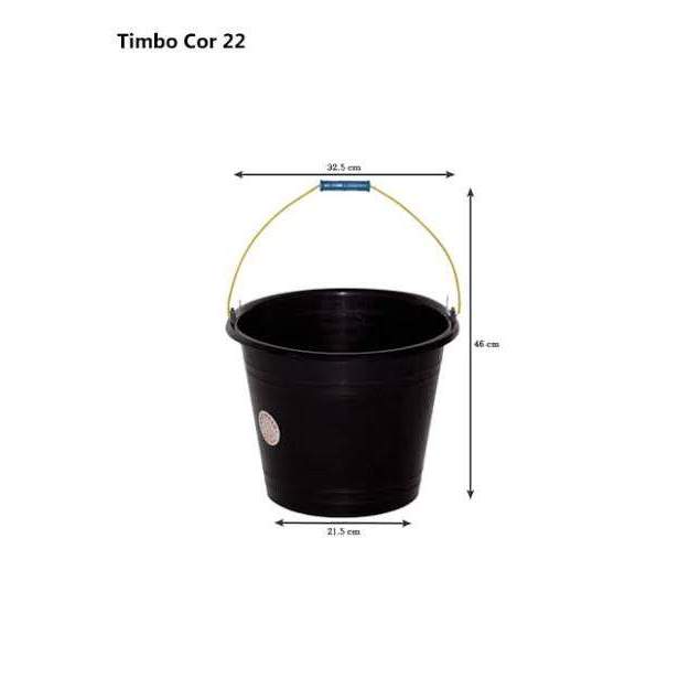 Ember cor 22/ember timba/bak plastik hitam anti pecah