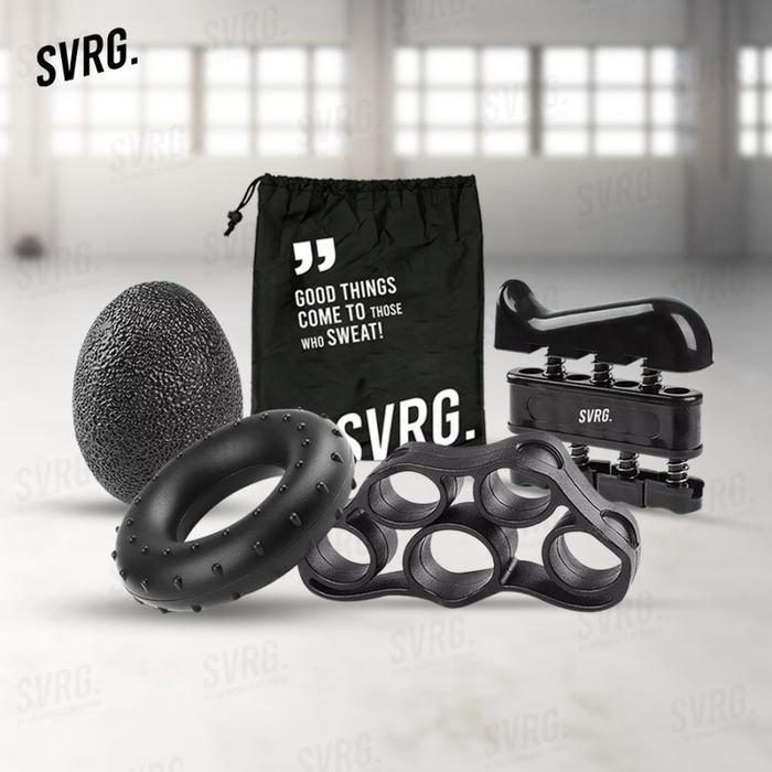 SVRG. Premium Handgrip - Olahraga Otot Tangan - Hand Grip 10 - 100 Kg - Grip Set