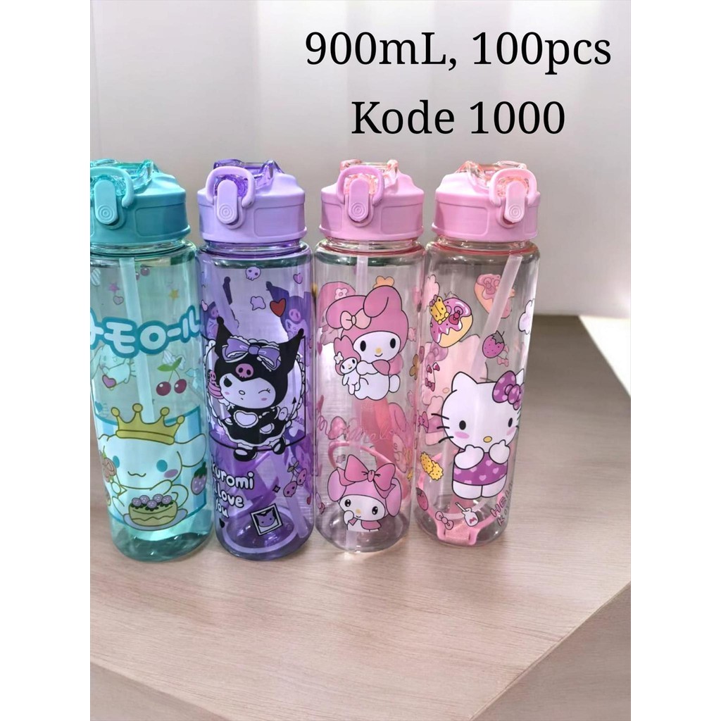 SACA SANRIO Botol Minum Anak Lucu 900ml BPA FREE 900 - 1000 ML KODE 1000