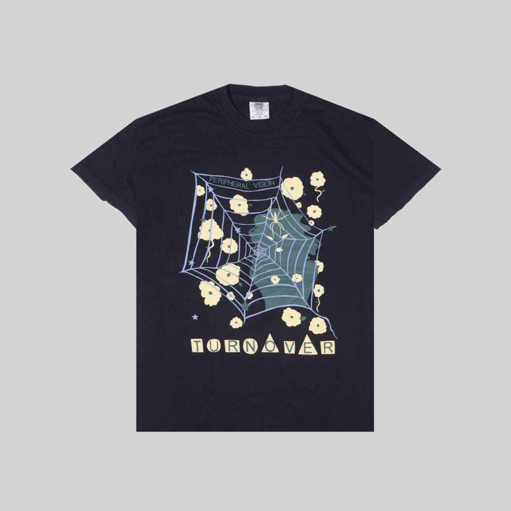 (COD) Tshirt TURNOVER - TOUR 2025 | Kaos Band Pria Reguler Original Merchandise