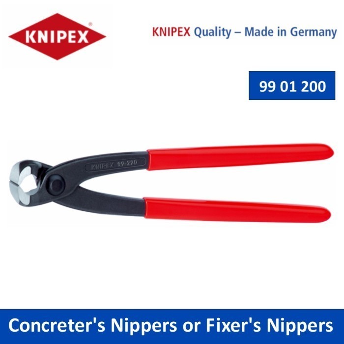 KNIPEX 99 01 200 Tang Pemotong Kawat Beton Concreters Nipper