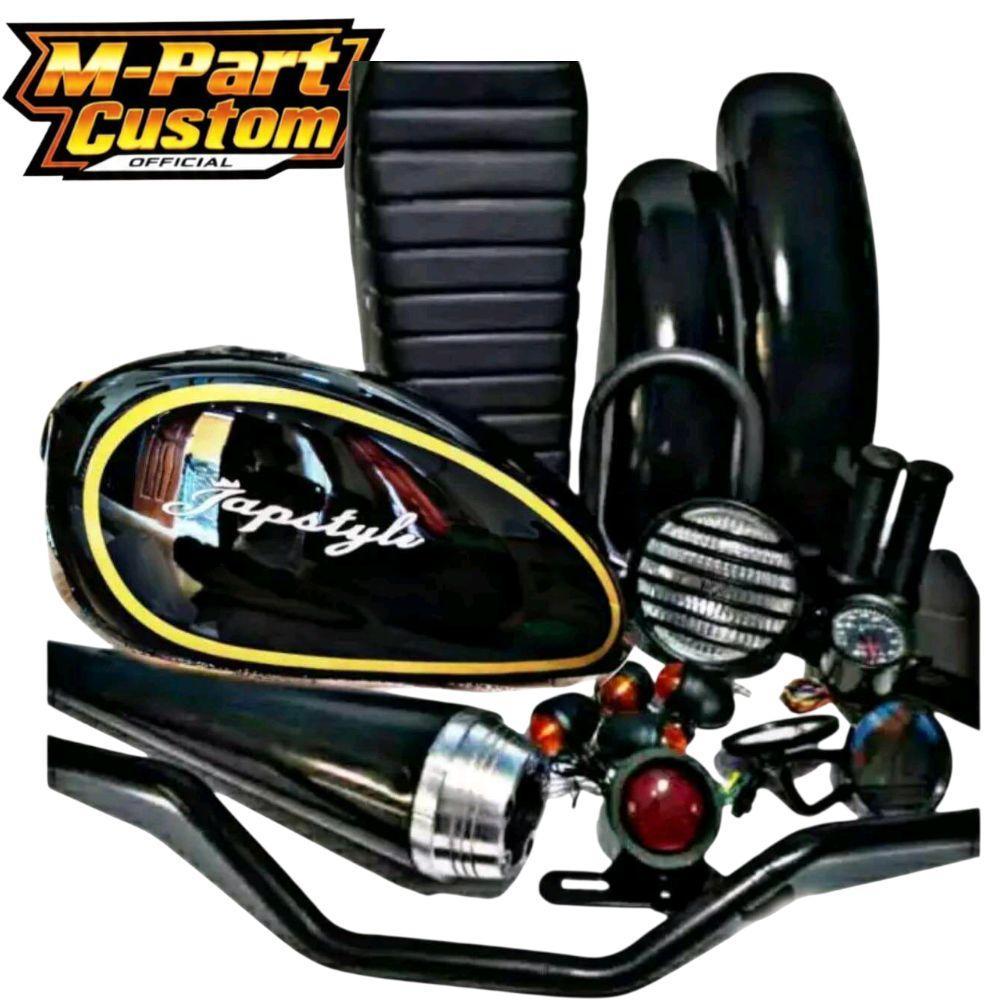 Paket Tangki Motor Paket Hemat Japstyle Murah Motor Custom Japstyle Lengkap Komplit Murah Pnp  CB GL