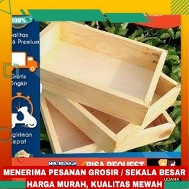kotak hantaran seserahan tray kayu rustic / WOODEN BOX