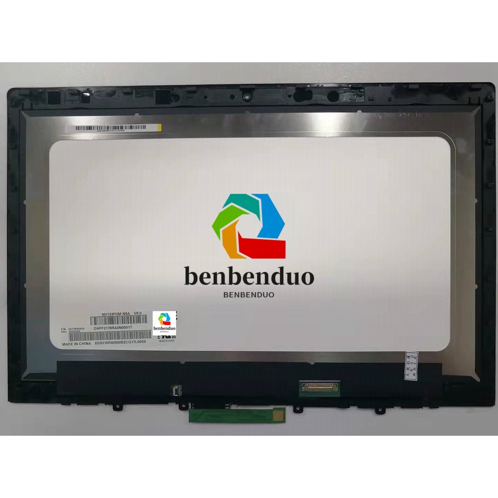 13.3'' Laptop For Lenovo ThinkPad L380 L390 YOGA LED LCD Touchscreen splay Assembly With Frame With 