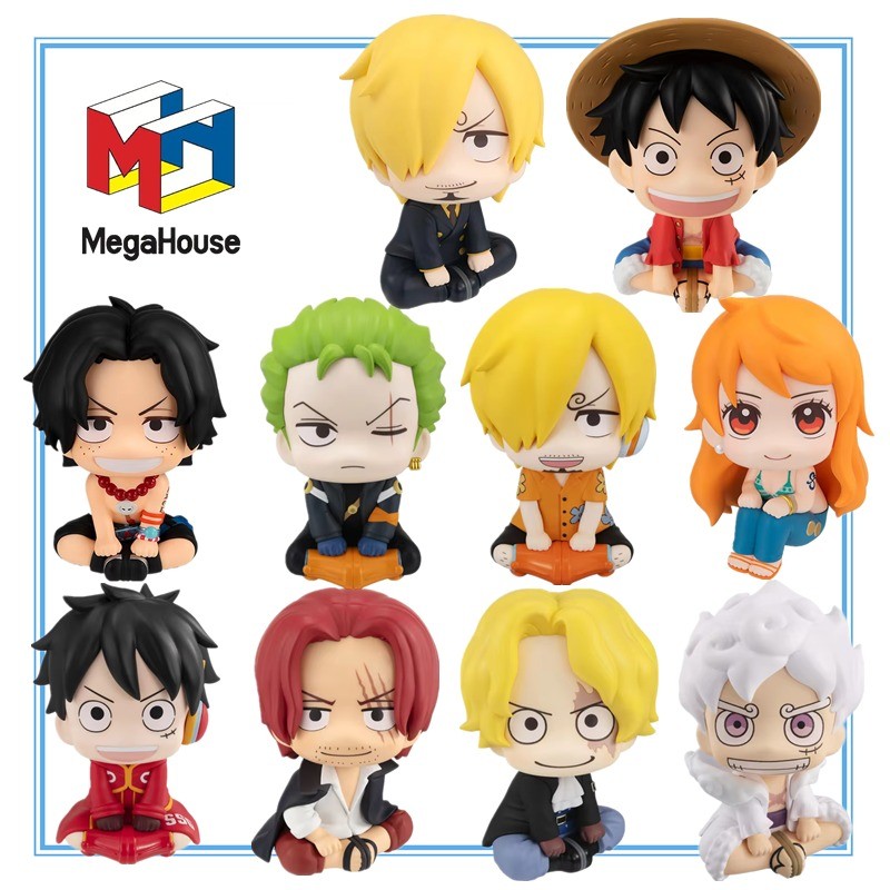 In Stock Original MegaHouse LookUp ONE PIECE Monkey D. Luffy Shanks Portgas D Ace Roronoa Zoro Sanji