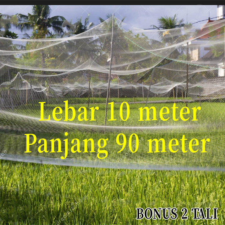 ZOOFY - JARING BURUNG EMPRIT / JARING BURUNG 8 METER X 90 METER / JARING PADI / JARING SAWAH