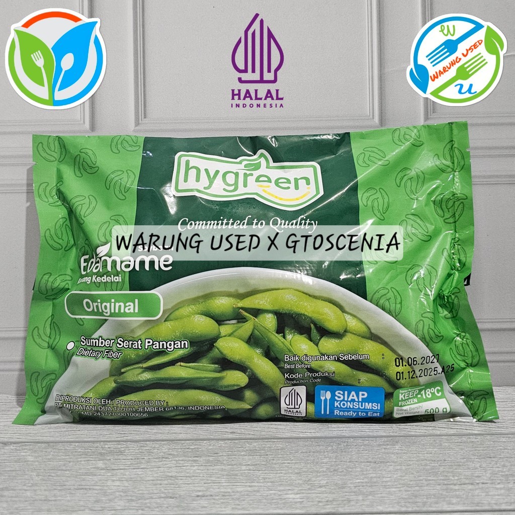 Edamame Frozen Hygreen by Mitratani Export Quality 500 gr