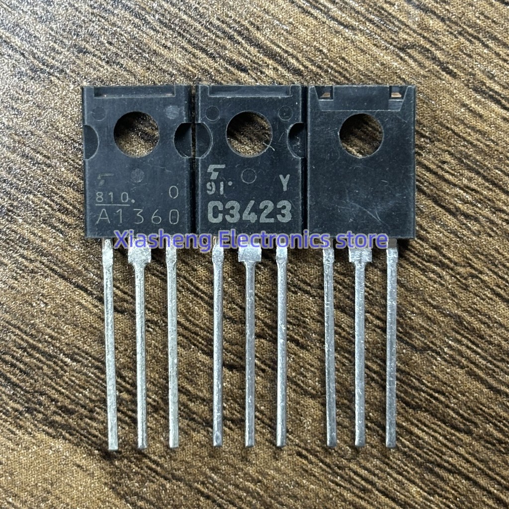 New Original 10Pairs 2SA1360 A1360 + 2SC3423 C3423 TO126F Transistor In Stock Good Quality