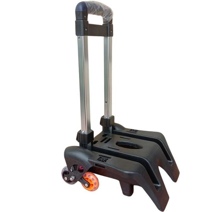 READY  Troli Tas Anak Sekolah Import Lipat Roda 2 Roda 4 Roda 6 Foldae Trolley  Seaguna - Biru Roda 