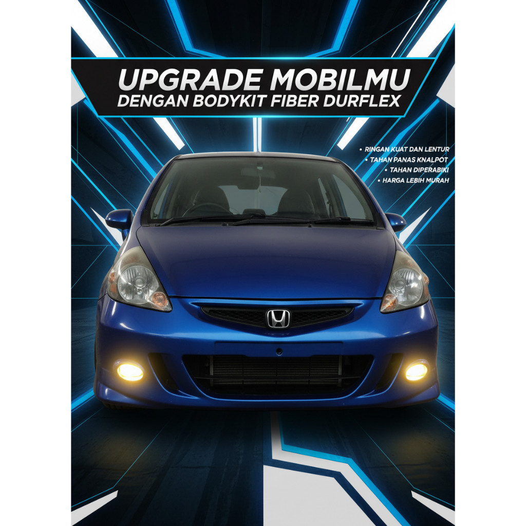 bodykit honda jazz 2004 2005 2006 2007 2008 vtec bodykit jazz idsi gd3 upgrade vtec GRADE-A