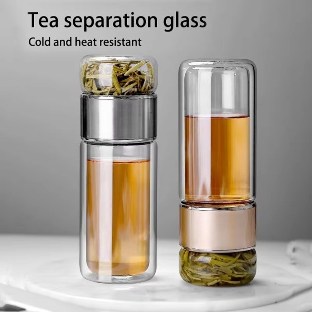 500ML Tea Water Bottle High Borosilicate Glass Tea Infuser Infuser Tumbler Tea Filter Tea Drink Bott