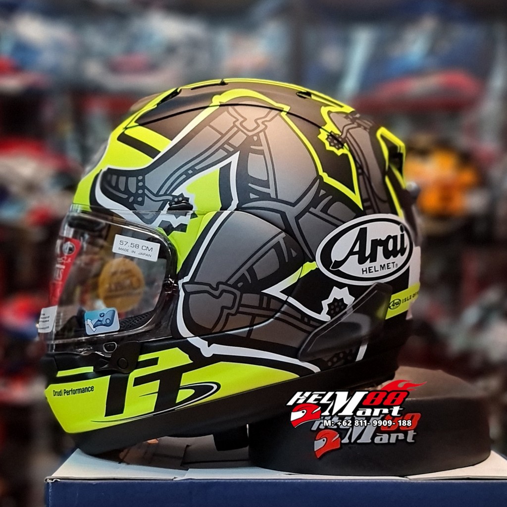 Arai RX-7X IOM TT 2019 Isle of Man - Helm Arai RX7X Limited Edition
