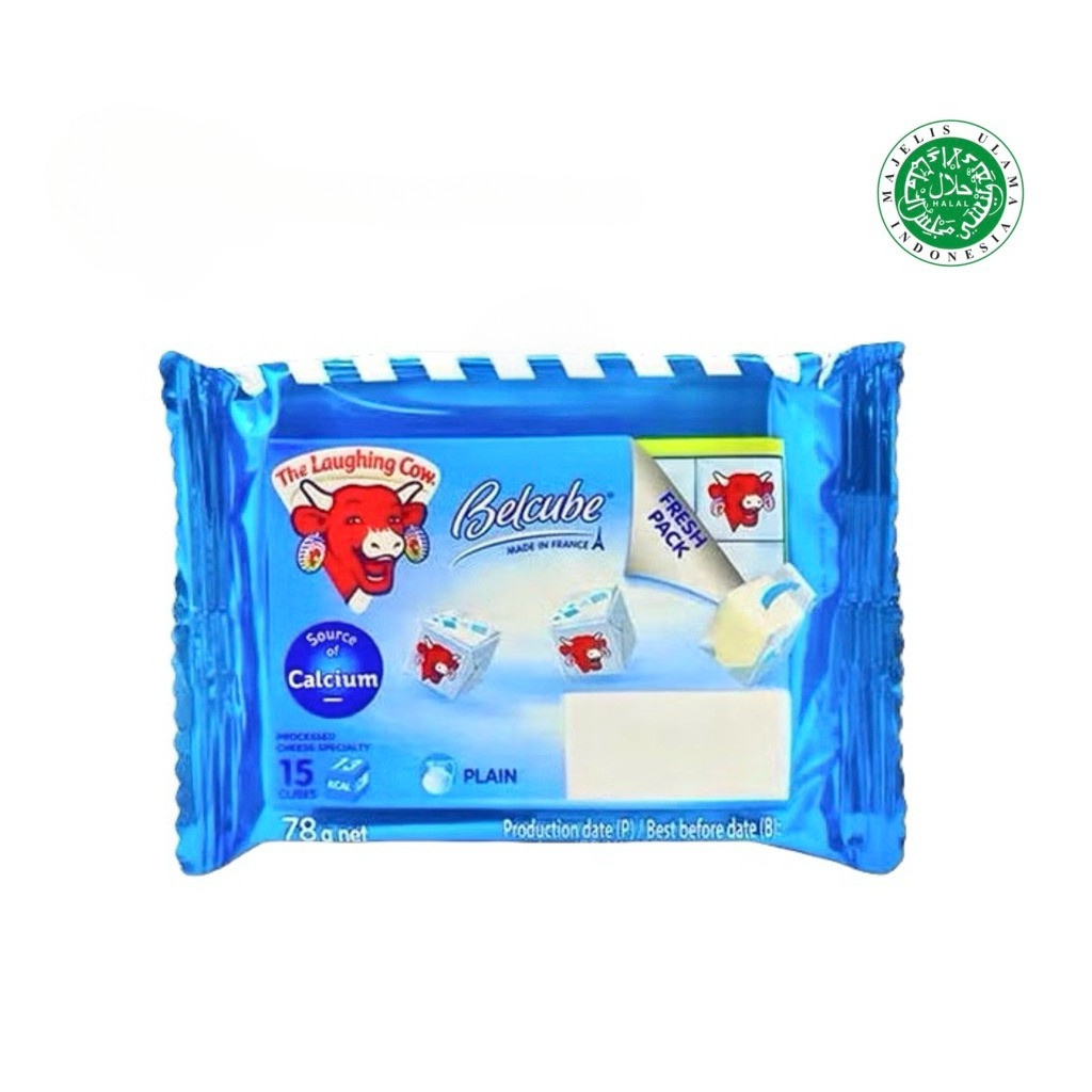 Belcube Plain Keju Mpasi (Isi 15 Pcs/Pack) (15x5,2g) (78g) - ABO