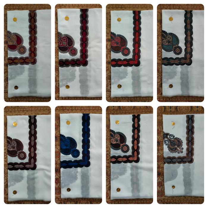 HOT PRODUK Qutroh omani sorban import yaman imamah hijazy sulam asli - Putih, chat admin Terlaris