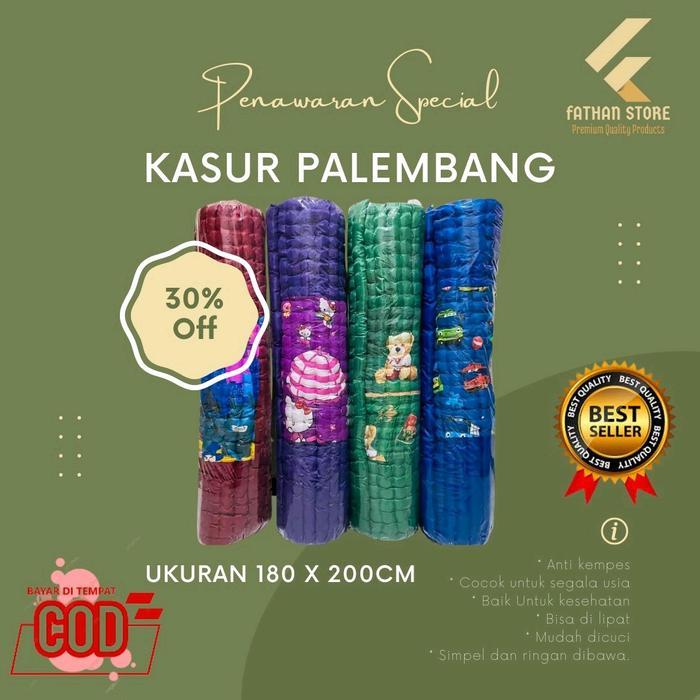 COD Kasur JUMBO Ukuran 180x200cm Isi Kapuk Majun | Tilam Lipat | Karpet Lantai | Kasur Anak Kos Mura