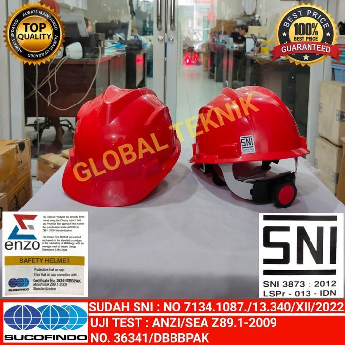 Helm Safety FASTRACK Merah, Helm Proyek - Helm Proyek Fast Track merah