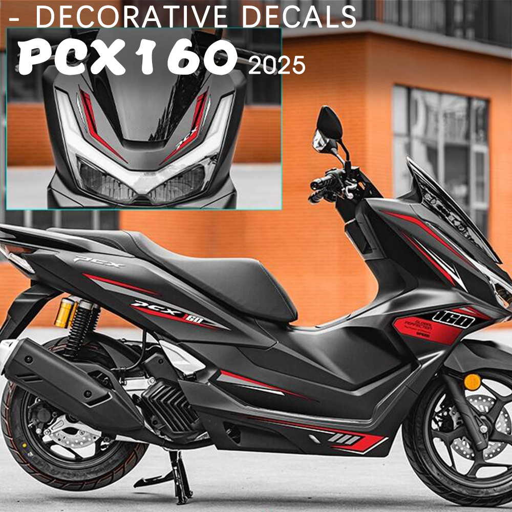 For HONDA PCX160 PCX 160 2025 Motorcycle Decorative Decals PCX160 Accessories Complete Stickers Kit 
