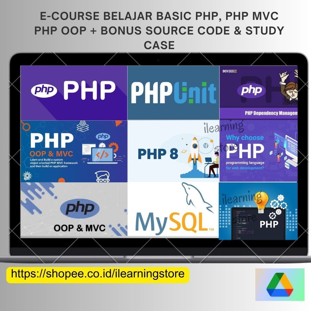 [EC119] E-Course PHP Dasar, PHP MVC, PHP OPP + Bonus Source Code + Study Case Subtitles Indonesia