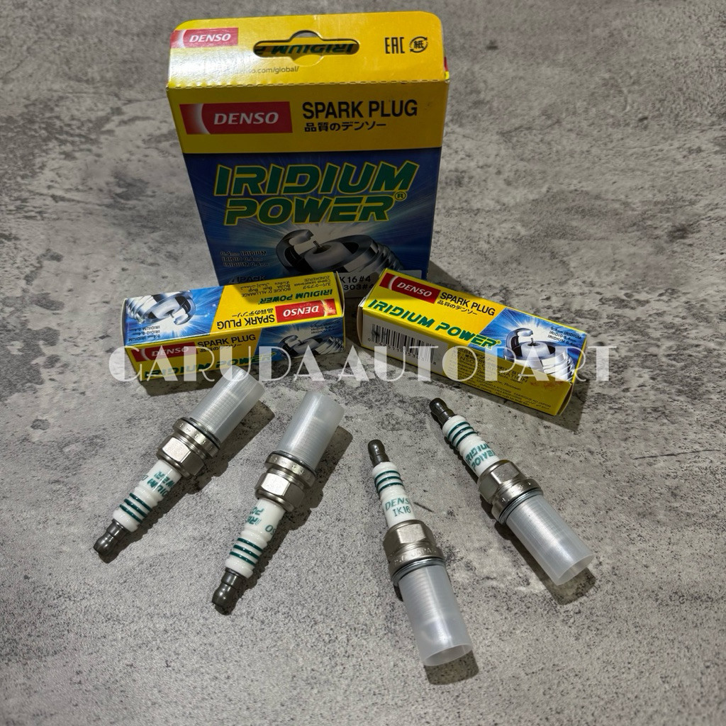 Busi iridium Denso Ik16 Honda Jazz City Freed Brio Mobilio Brv Crv Hrv