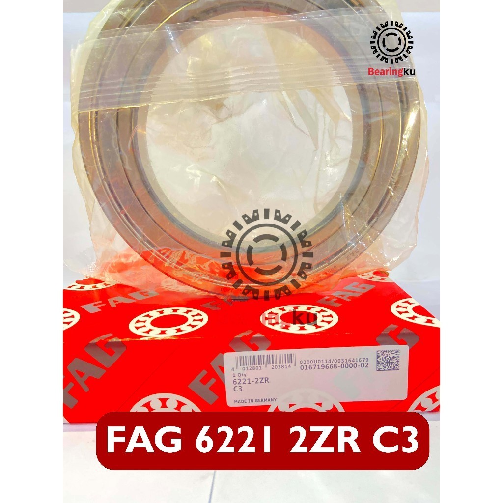 Ball Bearing 6221 2ZR/C3 6221 ZZ C3 105x190x36