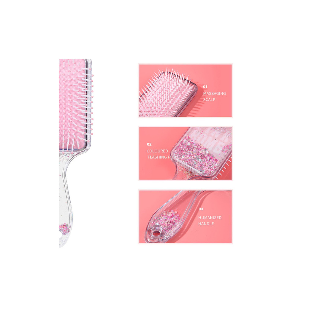 MINISO Sisir Cushion Hair Brush Comb Anti Kusut Ergonomis Anti Rontok Untuk Semua Jenis Rambut