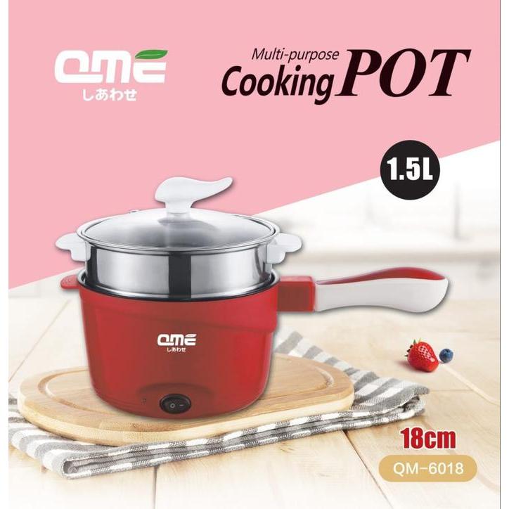 Panci Listrik Multifungsi Electric Cooking Pot 18 cm 1,5 Liter