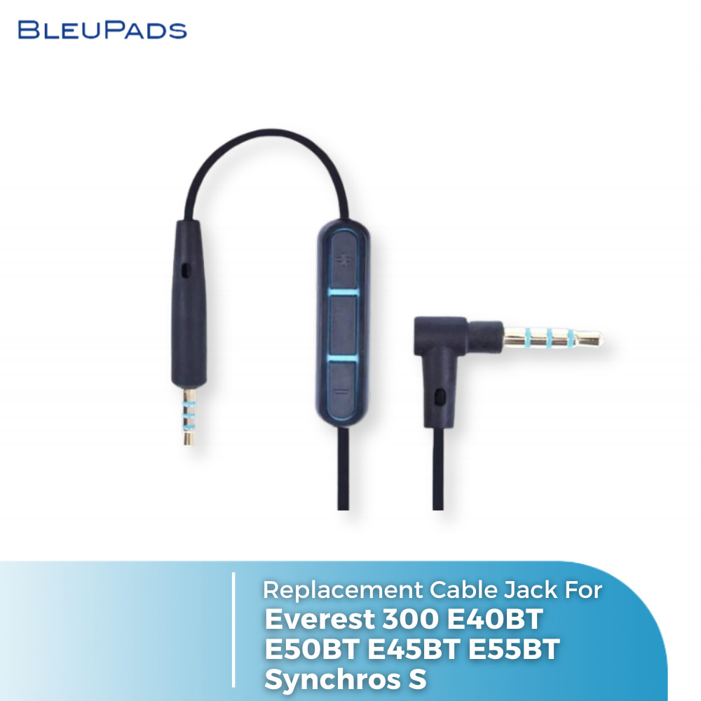 Cable Jack Aux Microphone Audio Headphone Everest 300 E40BT E50BT E45BT E55BT JBL Synchros S Kabel