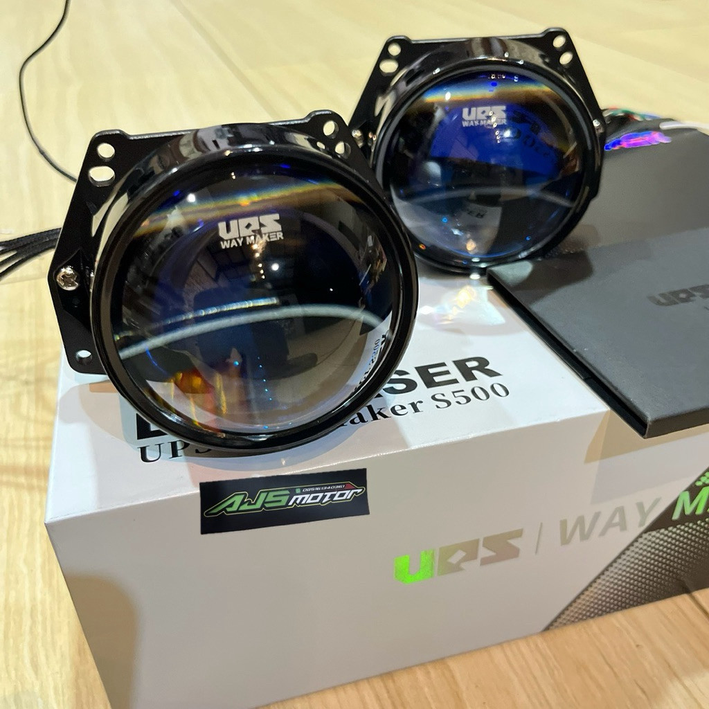 BILED UPS WAYMAKER WAY MAKER S500 S 500 3inc BLUE LENS