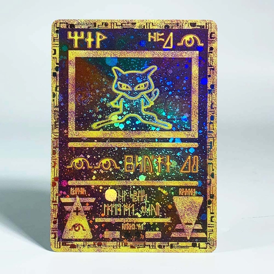 Pokemon Ancient Mew Collection Card Mew Classic Limited Anime Cards Zekrom Reshiram Victini Holograp
