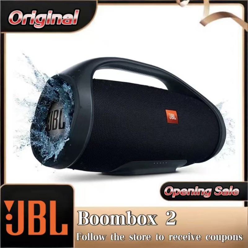 Original JBL Boombox 2 Portable Wireless Bluetooth Speaker Box Power Large Sound Waterproof Transpor