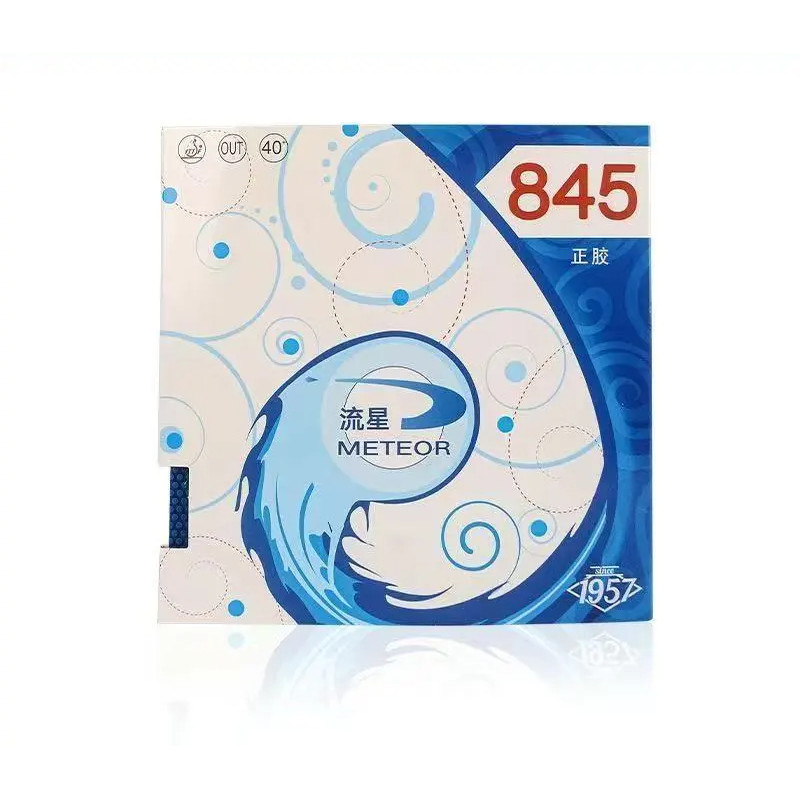 Meteor 845 Pipsout Rubber ITTF Approved  Blue Pips WhiteOrange Sponge  2021mm  Fast Attack