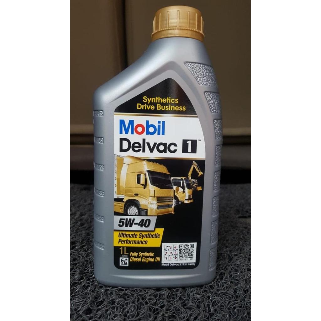 Oli Diesel Mobil Delvac 1 5w40 5W 40 5w-40 1 liter