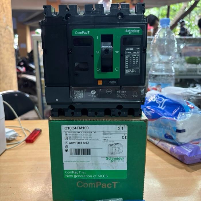 MCCB SCHNEIDER NSX100B 100A 4P NSX 100A ORIGINAL