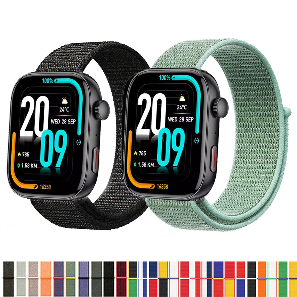 Nylon Loop Strap for COLMI C8 Max Smartwat Replacment Bracelet Sport Watband Correa for COLMI C8 Max