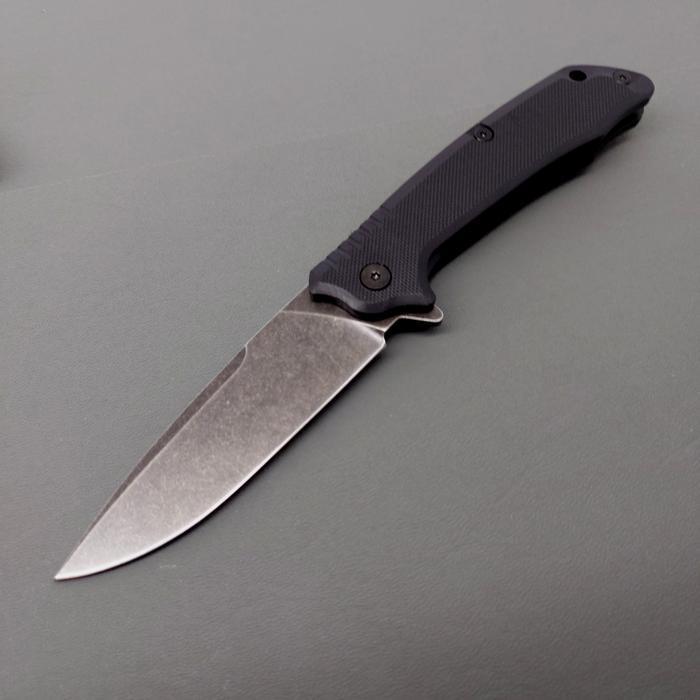 Pisau Lipat D2 G10 Handle EDC ZK30 - Hitam