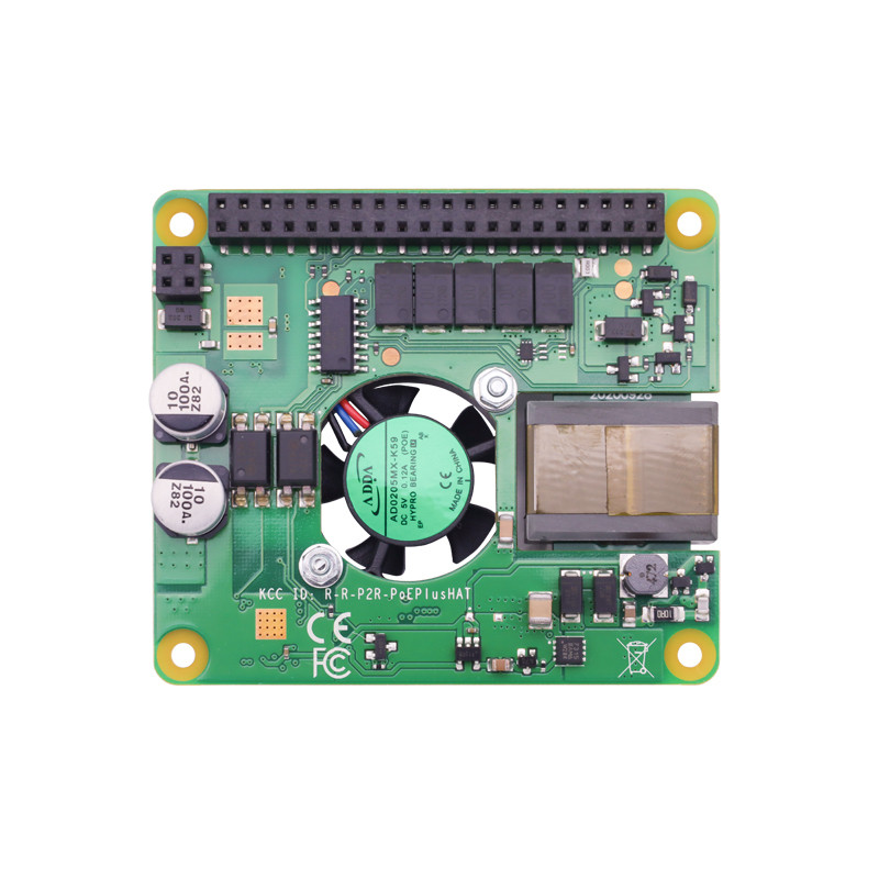 Official Raspberry Pi PoE+ HAT / PoE HAT Powers A Raspberry Pi 4 &  Pi 3 B+ Via An Ethernet Cable