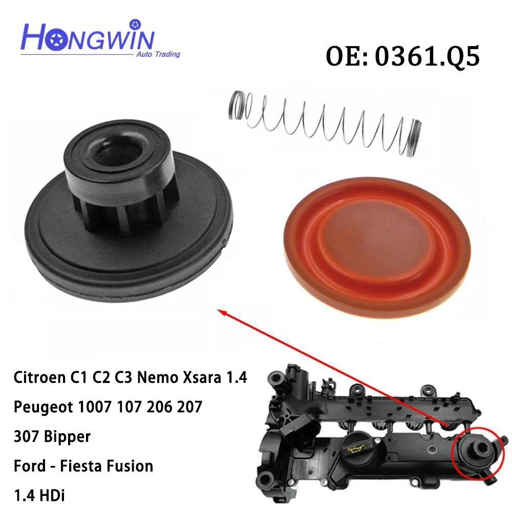 0361.Q5 9648315780 New Engine PCV Valve Cover Repair Kit With Membrane For Peugeot 107 207 206 307 C